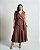Conjunto Blusa Transpassada Saia Midi Linho Quality Moda Plus Size Preview qbl - Imagem 3