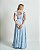 Vestido Longo Romântico Estampa Liberty Cotton Quality Moda Plus Size Preview qbl - Imagem 7
