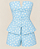 Blusa New Look Estampa Exclusiva Azul Quality Moda Plus Size Dub Preview - Imagem 1
