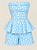 Short Azul Estampado Quality Moda Plus Size Dub Preview - Imagem 1