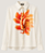 Camisa Estampa Flor Laranja Quality Moda Plus Size Dub Preview - Imagem 1