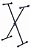 Suporte para Teclado Ask X10SP Preto - Imagem 1