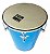 Rebolo Samba Music Madeira 50X12 PVC Azul Celeste Sparkle - Imagem 1
