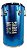 Rebolo Samba Music Madeira 50X12 PVC Azul Celeste Sparkle - Imagem 2