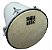 Rebolo Samba Music Madeira 50X12 PVC Branco Wood - Imagem 1