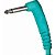 Cabo P10xP10 Espiral Azul Claro P10 90 9.15mt Mac Cabos - Imagem 5