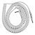Cabo P10xP10 Espiral Branco P10 90 9.15mt Mac Cabos - Imagem 1