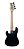 Contrabaixo passivo 4 cordas Black satin MB-40 Memphis - Imagem 2