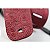 Correia Guitarra Violão Baixo Basso Alça Couro Floral Bordo - Imagem 3