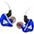 Fone Original Qkz Ck5 Hi-fi Hi Res Audio Alta Qualidade Azul - Imagem 1