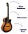 Violao Tagima Nylon Tw-27 Dsbs Sunburst - Imagem 2
