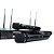 Microfone Kadosh Duplo Sem Fio Uhf  K522M - Imagem 3