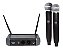 Microfone Sem Fio Lm-258U Uhf 2 Canais Frequência Fixa - Imagem 2