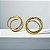 Brinco Dourado Espiral - Imagem 1