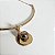 Colar Choker Dourada Pingente de Mix de Banhos - Imagem 1