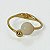 Bracelete Dourado Esféra na Ponta - Imagem 2