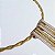 Colar Choker Torcida com Pingentes Miz de Banhos - Imagem 2
