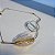 Colar Choker Fluido com Pingente Translucido - Imagem 1