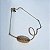 Colar Choker Fluido com Pingente Translucido - Imagem 2