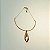 Colar Choker Pingente Dourada - Imagem 1