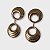 Brinco Dois Elementos Circulares - Imagem 3