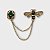 Broche Abelha Cravejado Verde - Imagem 1