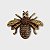 Broche Inseto Cravejado Laranja - Imagem 1