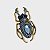Broche Inseto Cravejado - Imagem 1