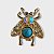 Broche Inseto Pedras Holograficas - Imagem 1