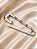 Broche Alfinete Polido Medio - Imagem 3