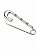 Broche Alfinete Polido Medio - Imagem 2