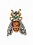 Broche Inseto Gravejado Laranja - Imagem 1