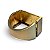 Bracelete Achatado Dourado Fosco - Imagem 2