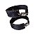 Bracelete de Couro com Pingente de Metal Amassado - Imagem 3