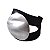 Bracelete de Couro com Pingente de Metal Amassado - Imagem 2