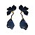 Brinco Flor Alongada - Imagem 4