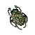 Broche Escaravelho Cravejado Verde - Imagem 2