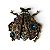 Broche Joaninha Cravejada - Imagem 2