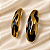 Brinco Dourado com Manchas Pretas - Imagem 2