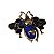 Broche Inseto Azul - Imagem 2