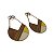 Brinco Madeira com Dourado - Imagem 2
