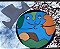 Sousplat - Planeta Com Chápeu - Imagem 1