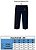 CALÇA SOCIAL AVENTUREIROS para UNIFORME DE GALA, ADULTO E INFANTIL, GABARDINE - AZUL MARINHO - Imagem 4