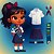UNIFORME AVT - AVENTUREIROS INFANTIL FEMININO COMPLETO - EMBLEMAS COSTURADOS - Imagem 1