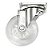 RODIZIO SILICONE METALNOX 75 S/ FREIO - Imagem 1
