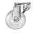 RODIZIO SILICONE 50MM S/ FREIO 30KG - Imagem 1