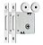 FECHADURA STAM 1004 PAR ROS INOX - Imagem 1