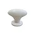 PUXADOR INDART OVAL GRANDE BRANCO C/ BASE BRANCA - Imagem 1