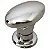 PUXADOR INDART OVAL GRANDE CROMADO - Imagem 1