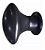 PUXADOR INDART OVAL GRANDE PRETO - Imagem 1